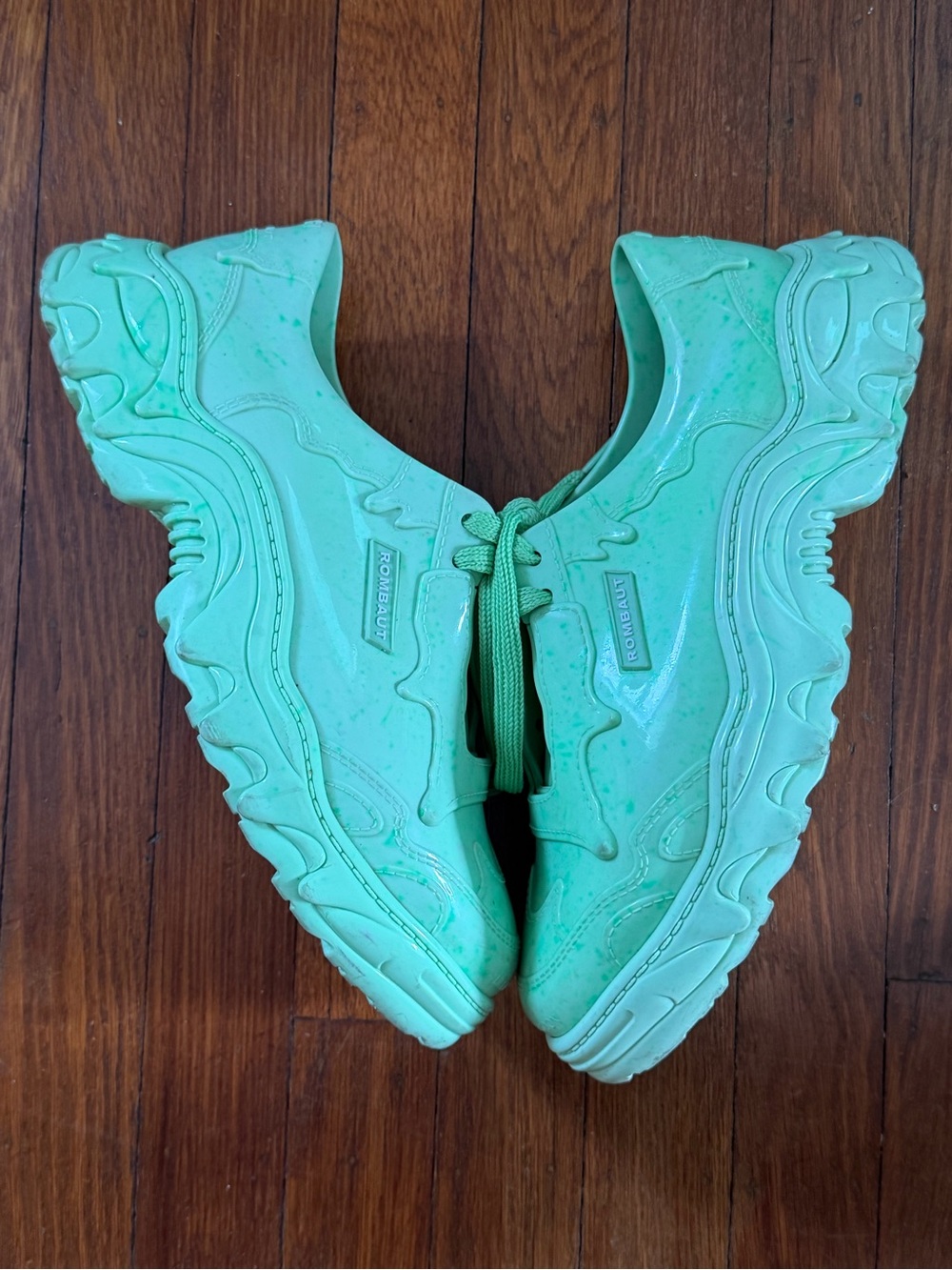 Rombaut x Melissa Recycled PVC Sneakers - Green, Size 8
